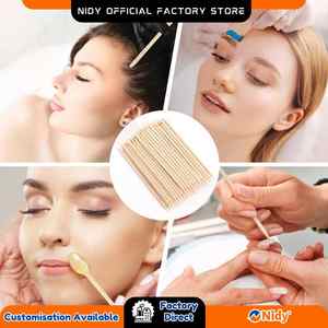 NIDY Spatule en bois jetable multi-usages Outil de nettoyage artisanal pour les soins à domicile Ameublement Literie Produit de beauté et de soins personnels - Product Image 2