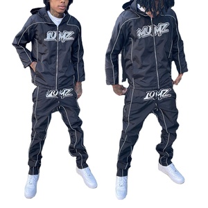 Vêtement de sport réversible à capuche pour homme, imperméable, écologique, en polyester/nylon, réfléchissant, pour l'hiver et les activités de plein air, style streetwear personnalisé - Product Image 1