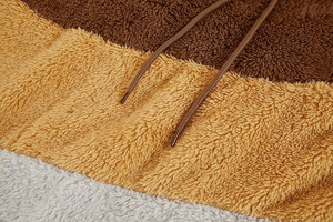 Professional Custom Manufacturers Sherpa Fluffy Fleece Hoodie Thick Warm Winter <b>Hoodies</b> Men Sherpa Fleece Hoodie - Product Image 3