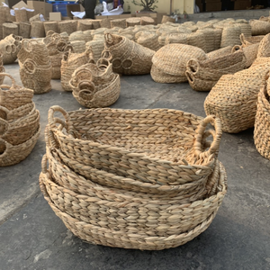 Hand-Painted Willow Tray for School and Home Use <b>Wicker</b> Craft Back To School - Product Image 6