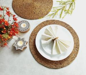 Great Quality Multi Utility <b>Glass</b> Beaded <b>Placemat</b> Home Decoration - Product Image 4