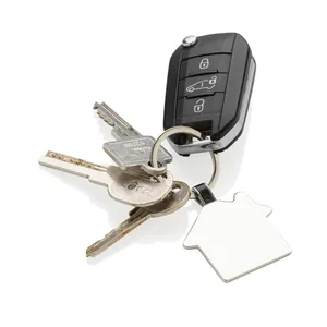 Porte-clés en zinc durable RCS, écologique, porte-clés de maison - Product Image 5