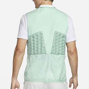 Veste d'homme imperméable personnalisée, chaude, sans manches, respirante, veste matelassée pour la randonnée, la course à pied, col montant, veste pour homme - Product Image 2