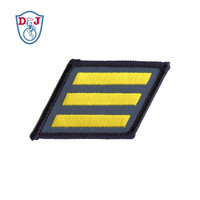 Écussons personnalisés populaires, rayures de rang, emblèmes, badges brodés, écussons pour uniformes, accessoires vestimentaires