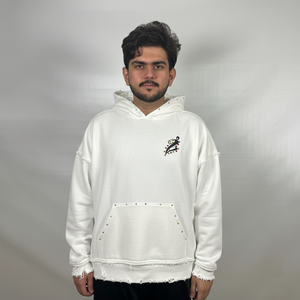 Sweat-shirt décontracté d'hiver 100% coton Pull et capuche avec option de logo personnalisé Sweat-shirts basiques surdimensionnés à la mode - Product Image 1