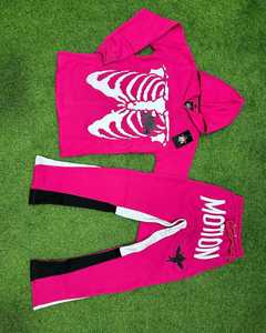 Ensemble pantalon et sweat à capuche évasé Mode féminine élégante, confortable et tendance personnalisable de haute qualité en gros disponible - Product Image 2