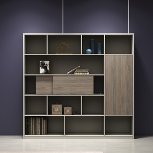 Sang trọng văn phòng hiện đại đồ nội thất bằng gỗ dọc tập tin Tủ hồ sơ Hiển thị nội các quản lý lưu trữ văn phòng kệ sách - Product Image 5