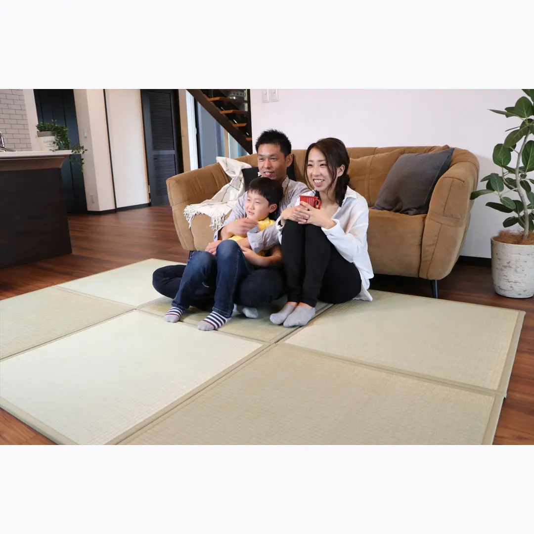 Großhandel zeitgenössische Einheit Tatami Boden Puzzle Matte mit Verbindungs gelenken-82x82cm