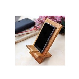 Handmade Traditional Wooden Mobile Holder Classic Mango Wood Mobile Stand <b>Promotional</b> <b>Tableware</b> - Product Image 1
