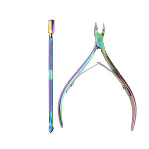 คีมตัดหนังที่ตัดหนังกำพร้าที่ตัดเล็บทำจากสเตนเลสสตีลสำหรับมืออาชีพชุดเครื่องมือแบบแมนนวล - Product Image 1