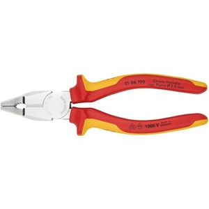 คีมปากแหลม KNIPEX รุ่น VDE Certified ขนาด 190 มม. ด้ามจับหลายชิ้นส่วนเคลือบโครเมียม - Product Image 4