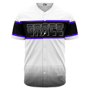 Camiseta de béisbol transpirable con sublimación de Año Nuevo de último diseño personalizado, logotipo frontal de MOQ inferior hecho de poliéster 100% de tamaño adulto - Product Image 4
