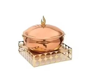 Casserole de service en cuivre massif avec couvercle de haute qualité, prix de gros, produit très vendu à prix avantageux - Product Image 5