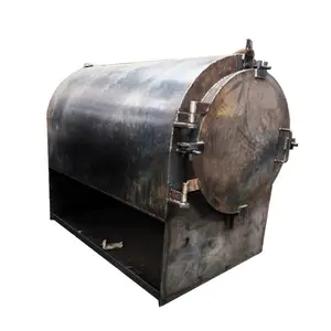 Máquina para hacer carbón de barbacoa de biomasa de troncos de madera, horno de carbonización, estufa para planta de fabricación