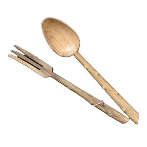 Premium Walnut Wooden Wedding Steel Spoon <b>Set</b> with Mirrored Elegant Tableware <b>Portable</b> Kitchenware Mango And Acacia Wood - Product Image 1