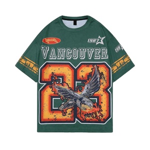 เสื้อยืดผู้ชายผ้าคอตตอนเนื้อนุ่ม ระบายอากาศได้ดี เป็นมิตรกับสิ่งแวดล้อม ทรงปกติ พิมพ์ลาย DTF สำหรับผู้ชายที่รักแฟชั่น - Product Image 1