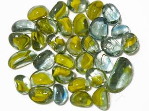 Cuentas de guijarros de cristal de anacardo pulido caído redondo de alta calidad para fogatas al aire libre, hoteles, salas de estar, exportadas a granel desde la India - Product Image 3