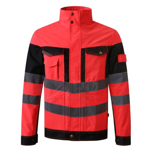 Hot Sale 2024 High Visibility <b>Construction</b> Hi Vis Winter Wholesale Safety <b>Work</b> Reflective Hi Vis <b>Jacket</b> - Product Image 1