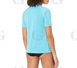 Bjj – chemises de compression à manches courtes pour femmes, protections anti-éruption, tissu ultra doux avec impression personnalisée - Product Image 4