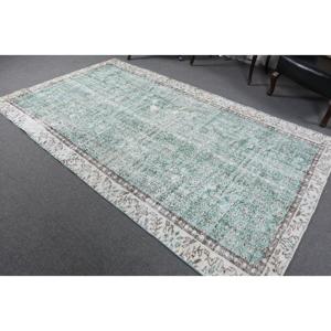 Alfombra Vintage, Alfombra Turca Grande de 5.4x9.5 pies, Alfombra Oriental Azul de Lana - Product Image 2