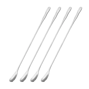 Cuillère en acier inoxydable avec barre à long manche Cuillère à remuer Cuillère à long manche de 10.24 pouces Fournisseur en gros artisanal - Product Image 1