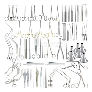 104 pièces tympanoplastie ensemble d'instruments chirurgicaux ORL Micro outil de chirurgie de l'oreille en acier inoxydable ensemble d'instruments de chirurgie chirurgicale réutilisable - Product Image 1