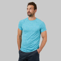 T-shirts de sport numérique à séchage rapide anti-boulochage à manches courtes pour hommes