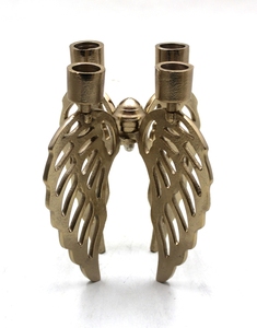 Wholesale <b>Bulk</b> Aluminum <b>Candle</b> Stand W/4 <b>Candle</b> Rough Nickel New Style For Christmas Decorative <b>Candle</b> Stand For Wedding Decor - Product Image 2