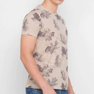 เสื้อยืดผู้ชายพิมพ์ลายผ้าแคนวาสเนื้อผ้าโพลีเอสเตอร์/คอตตอน ระบายอากาศได้ดี ทรงปกติ น้ำหนัก 300 กรัม คุณภาพสูง สไตล์สตรีทแวร์ - Product Image 5