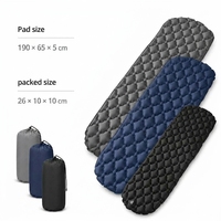 Matelas de couchage gonflable isolé ultraléger, tapis en mousse pour le camping, matelas imperméable pour la randonnée, accessoires de tente
