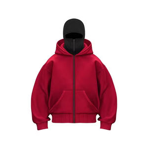 Sudadera con Capucha Balaclava y Sudadera Ninja al por Mayor de Fábrica, Moda Otoño, Máscara Personalizada, Nueva Sudadera con Capucha de Invierno, Prenda Exterior Sólida con Cremallera - Product Image 6