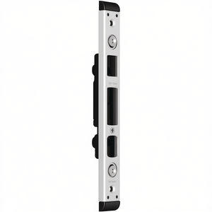 FUHR <b>Storage</b> <b>Lockers</b> Silver-Colored Automatic Latch Bolt U-Shaped Faceplate 833 Locking Element 29x4.5x7.5mm DIN Left/DIN Right - Product Image 3