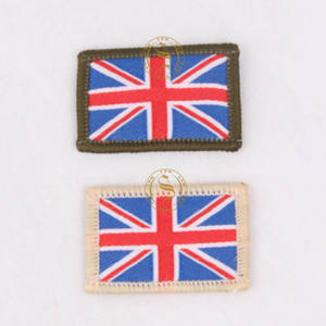 Parche de toalla de chenilla tejido de diseño personalizado, parches bordados con letras para planchar, para decoración de ropa, insignias bordadas cosidas con cuentas - Product Image 6