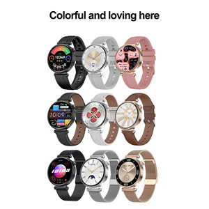 Reloj Inteligente Sewer con Pantalla AMOLED Redonda de 1.32 Pulgadas, Monitor de Actividad Física para Mujer, Monitor de Frecuencia Cardíaca y Sueño, IP67, Bluetooth, con Correa de Goma - Product Image 2