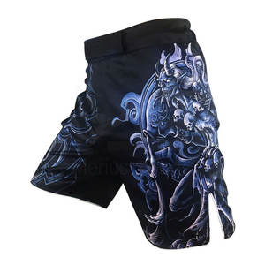 Pantalones cortos de boxeo MMA con logotipo personalizado de alta calidad, ropa deportiva de algodón suave, superventas, servicio OEM de Color sólido para ropa de artes marciales - Product Image 1