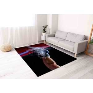 Boxing <b>Gloves</b> Design Printed Rug - Versatile, Thick, Non-Slip,Chenille Rug - Product Image 4