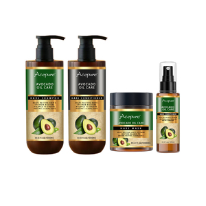 Özelleştirilmiş saç şampuan ve saç kremi Set <span class=keywords><strong>Keratin</strong></span> yumuşatma bitkisel onarım avokado kollajen saç şampuanı hasar saç için - Product Image 1