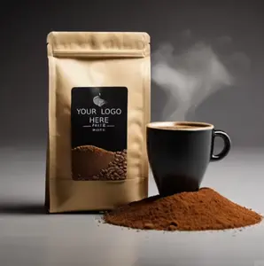 Oem Goede Prijs Private Label Koffie Gebrande Blend Arabica Robusta Premium Directe Fabriek Evenwichtige Smaak