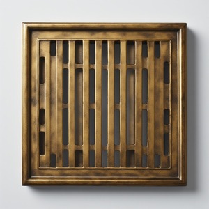 Panel de Acceso Minimalista Moderno de Latón Sin Perforaciones para Limpieza de Tuberías de Hotel con Entrada Oculta Segura - Product Image 2