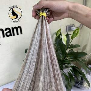 ขายส่งที่ยังไม่ได้เวียดนามดิบผมไฮไลท์ตรงปลาย U ต่อผมมนุษย์100% ผมบริสุทธิ์ - Product Image 2