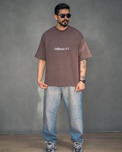 Fabrication de t-shirt pour hommes haute qualité Streetwear t-shirt vierge 280 Gsm poids lourd impression logo t-shirt pour OEM - Product Image 4