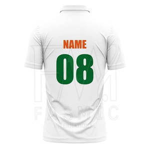 Camiseta de Cricket para Hombre, 100% Algodón, Color Sólido, Estilo Casual, Impresión Digital Completa, con Tela Personalizable - Product Image 3