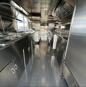 รถพ่วงขายอาหารอลูมิเนียมราคาโรงงานขายส่งพร้อมล้อ 4 ล้อ ติดตั้งเครื่องยนต์ในตัว จัดส่งรวดเร็ว เหมาะสำหรับธุรกิจอาหารรุ่งเรือง - Product Image 6