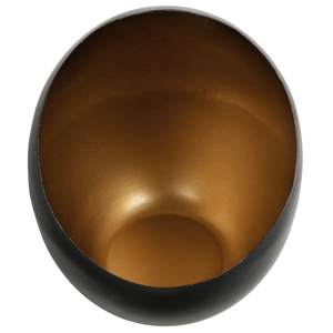 Antique Co Handmade <b>Black</b> Gold Oval Metal <b>Candle</b> Holder for Home Decor for Christmas & Easter Occasions - Product Image 3