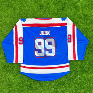 New Style OEM Custom Professional Players Custom Sublimation Polyester Mesh Ice Hockey Jersey Quick Dry Breathable Unisex Custom - Product Image 2