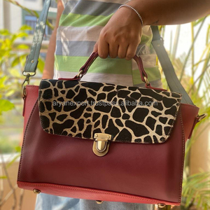 สไตล์ใหม่รีไซเคิลหนังStubbyสลิงกระเป๋าคุณภาพสูงพิมพ์ขนสัตว์หนังกระเป๋าถือหลายสีผู้หญิงไหล่กระเป๋า - Product Image 3