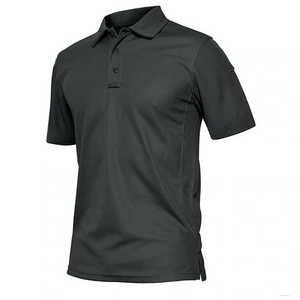 Polo formel de grande taille pour hommes, tissu en jersey respirant, manches courtes à séchage rapide avec logo personnalisé - Product Image 5