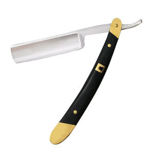 Rasoir droit IMANS ENTERPRISES de haute qualité pour hommes, lame en acier inoxydable, manche en bambou, rasage humide, bikini - Product Image 1