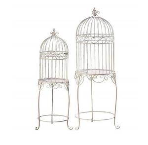 Cage à oiseaux en métal faite à la main maison d'oiseau suspendue moderne cage à oiseaux en fer Durable décorative pour jardin extérieur balcon maison - Product Image 6