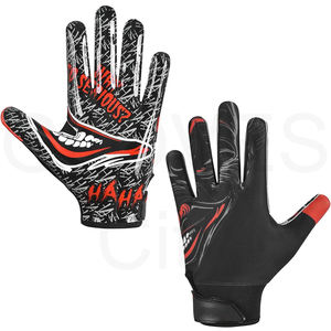 Vente en gros GANTS au design personnalisé Gants de football américain fabriqués en ville Gants de football américain confortables à forte adhérence - Product Image 5